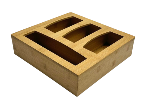 Bamboo zip bag holder Vietnam