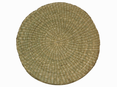 Round seagrass placemat, set of 4 pc